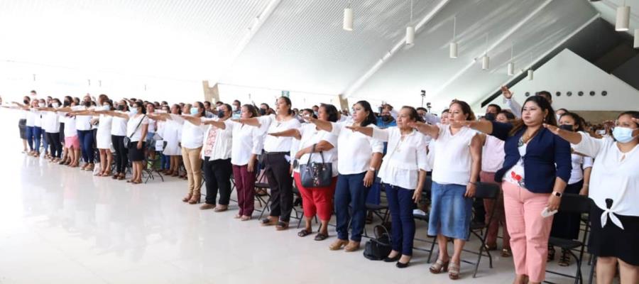 Rinden protesta nuevos delegados municipales de Centro