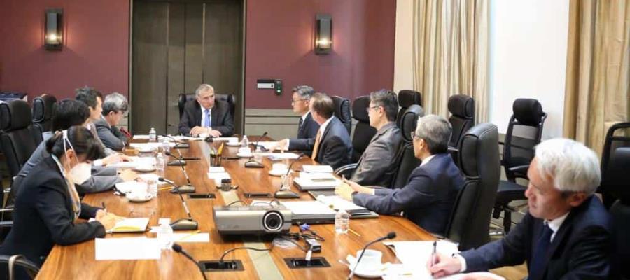 Se reúnen Adán Augusto y empresarios japoneses para intercambiar ventajas de inversión en México