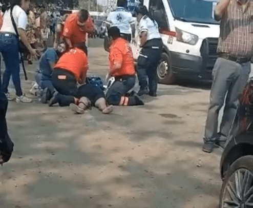 Mujer se infarta en nave 3 del parque Tabasco... pero médicos la reaniman