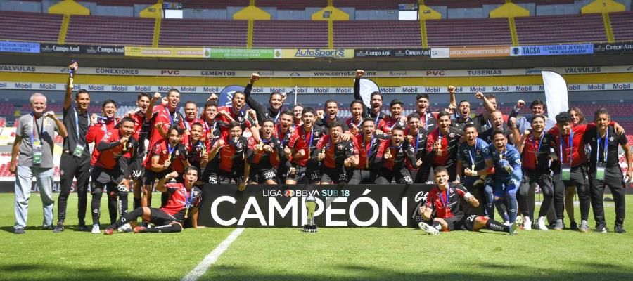 Atlas se corona campeón en la categoría Sub 18, tras vencer a Santos