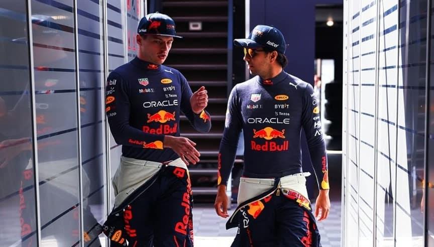 Max y Checo Pérez hacen el 1-2 en el GP de España