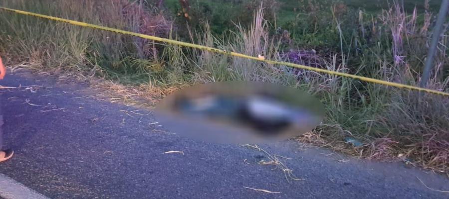 |VIDEO| Muere motociclista al derrapar sobre la Villahermosa-Teapa