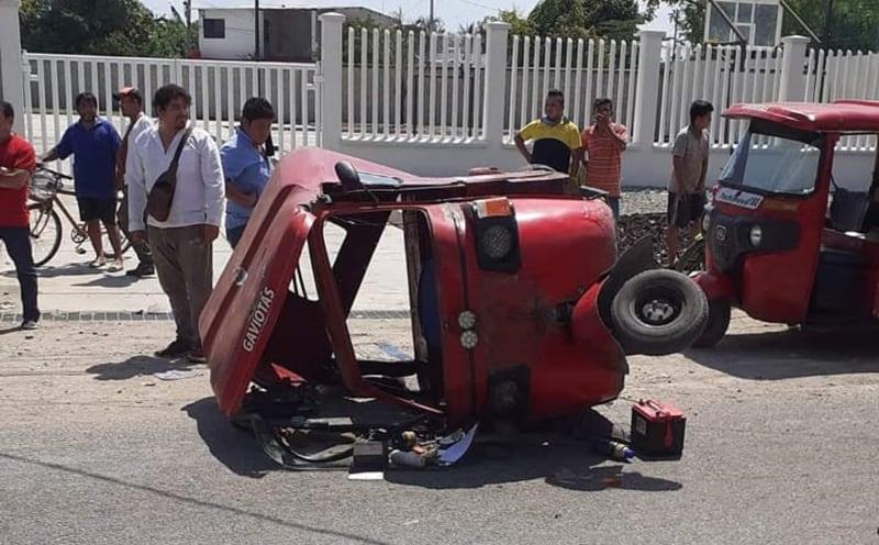 2 heridos deja choque entre auto y pochimóvil, en Monal segunda 2 heridos deja choque entre auto y pochimóvil, en Monal segunda