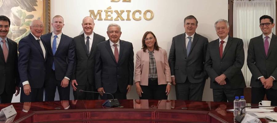 Se reúne Obrador con empresarios de EE. UU. del sector energético
