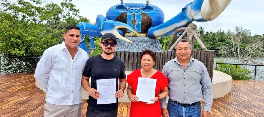 Entrega Sedatu malecón “El Cangrejo Azul” en Paraíso y obras de Comalcalco