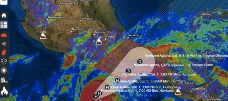 ¿Cuáles municipios de Tabasco están en alerta verde por huracán Agatha? 