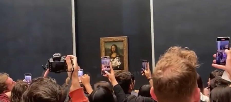 Lanzan ‘pastelazo’ a la Mona Lisa 