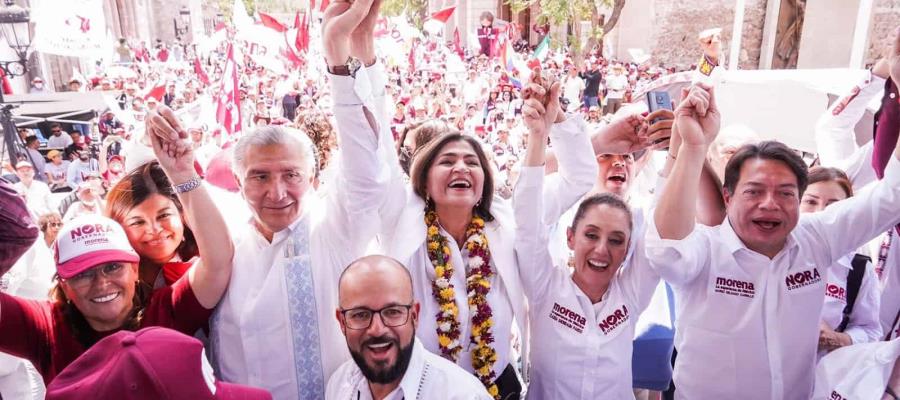 Defiende Adán Augusto participación en cierres de campaña de candidatos de Morena