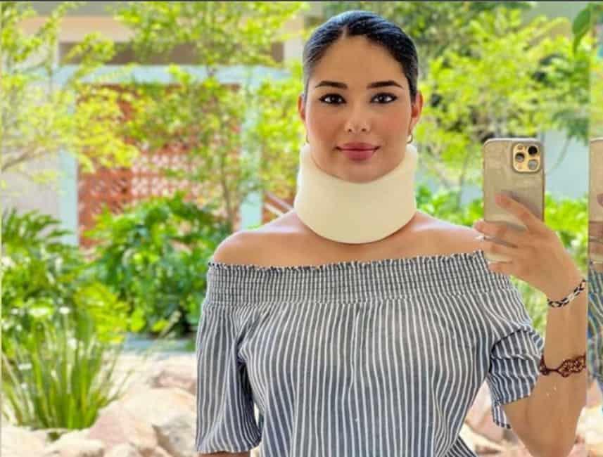 Geraldine Ponce narra accidente aéreo 