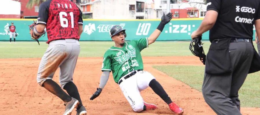 Olmecas vencen por partida doble a Guerreros, en el estadio Tumbapatos