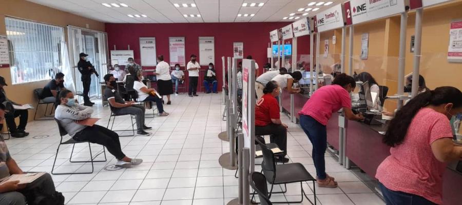 Suspenderá INE Tabasco labores en sus 17 módulos de atención