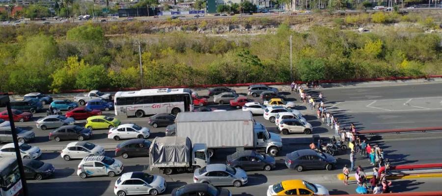 Protestan en Monterrey porque autoridad no respetó las “6 horas de agua”