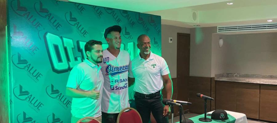 Regresa Luis Escobar a Olmecas; ‘vengo por el campeonato’, dice 