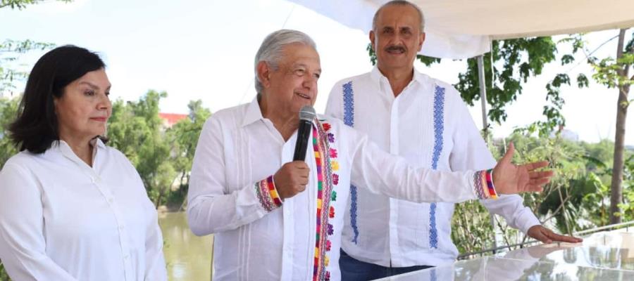 Esto es Tabasco, dice AMLO al supervisar avance del Malecón de Gaviotas