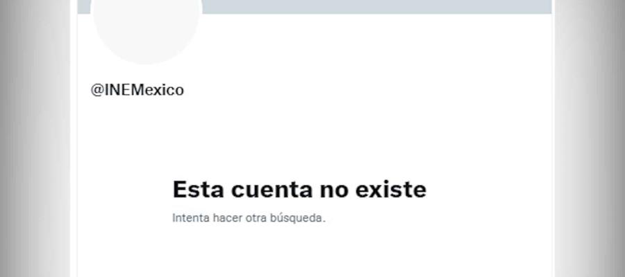 Se ‘cae’ cuenta de Twitter del INE, en plena jornada electoral