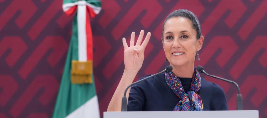 Celebra Sheinbaum avance de la 4T en México