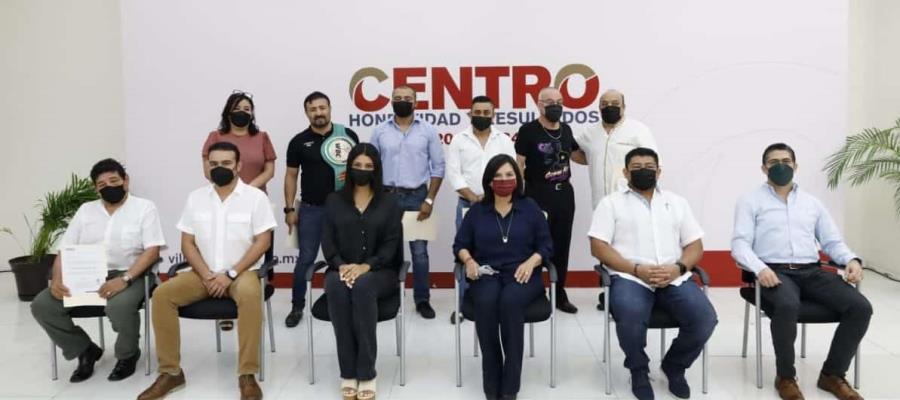 Entrega gobierno de Centro nombramientos de la Comisión de Box y Lucha Libre del Municipio