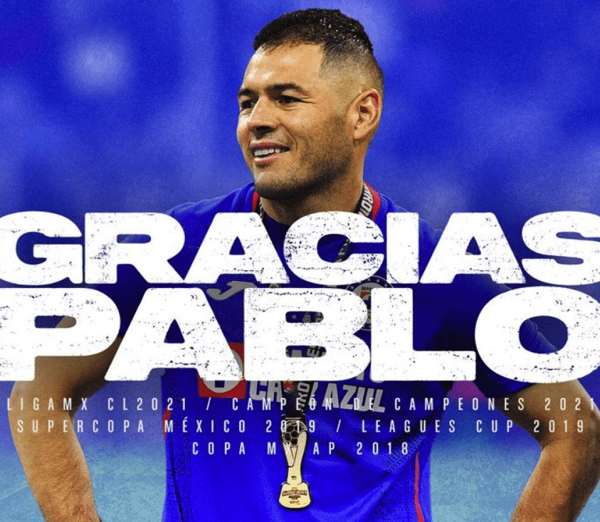 Pablo Aguilar deja de pertenecer al Cruz Azul