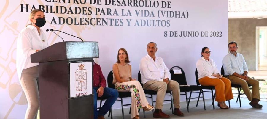 Centro VIDHA reporta avance de rehabilitación del 70%; CMMC recorre instalaciones