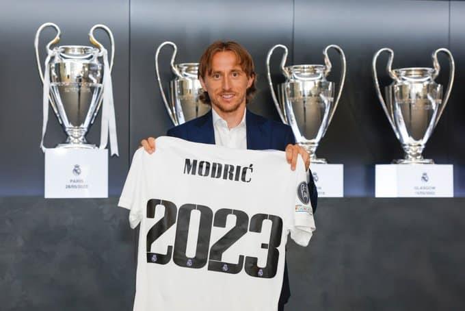 Luka Modric firma extensión de contrato hasta 2023 con el Real Madrid