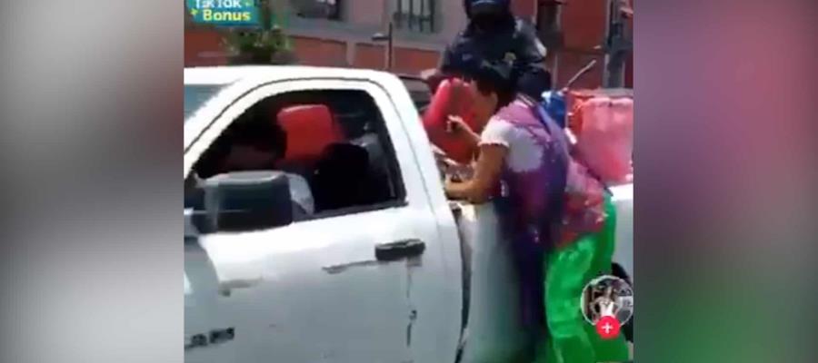 ¡Otra vez! Policías decomisan puesto de “Lady Tacos de Canasta” 