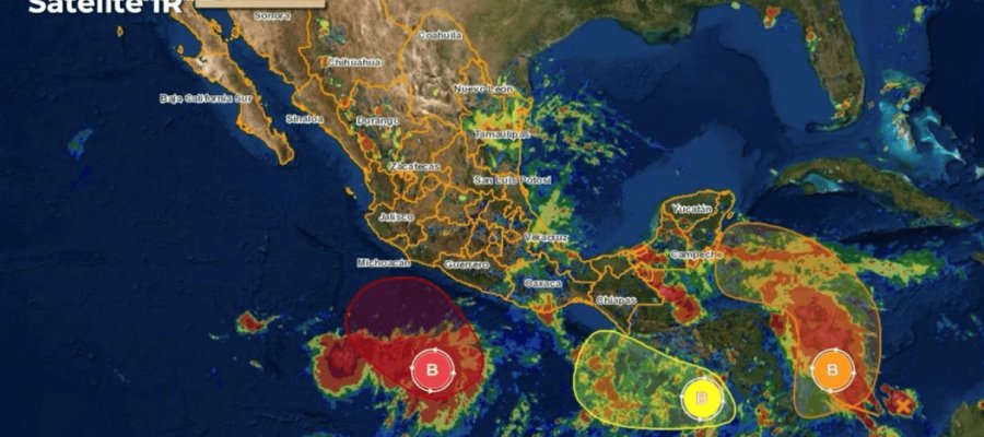 Se formaría tormenta tropical Blas en el Pacífico