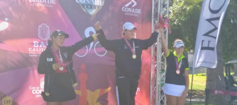 Golfista tabasqueña gana medalla de plata en los Juegos Conade 2022 Golfista tabasqueña gana medalla de plata en los Juegos Conade 2022