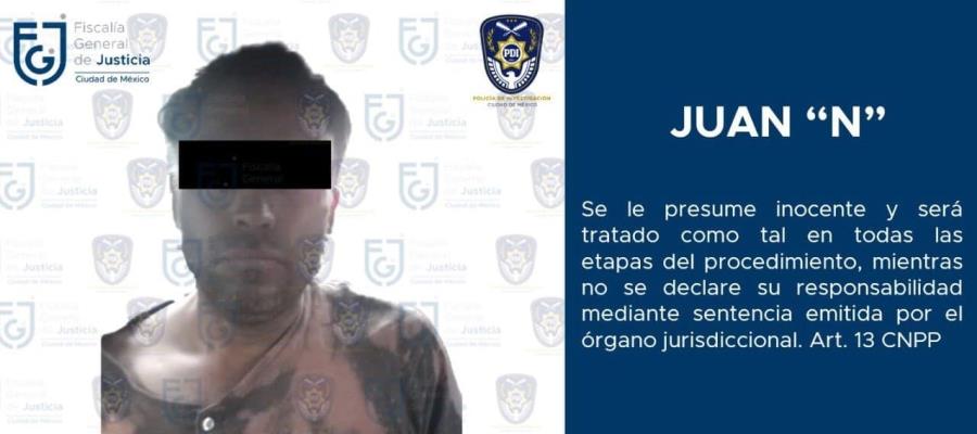 Sujeto se entrega a la Fiscalía de CDMX tras asesinar a su esposa