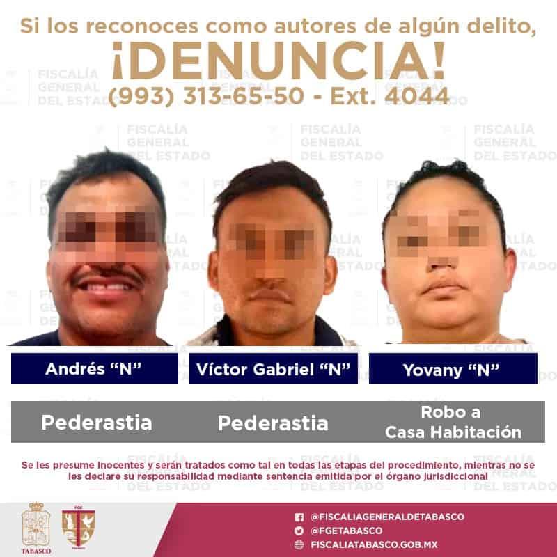 Detienen en Cárdenas y Centro a presuntos pederastas Detienen en Cárdenas y Centro a presuntos pederastas