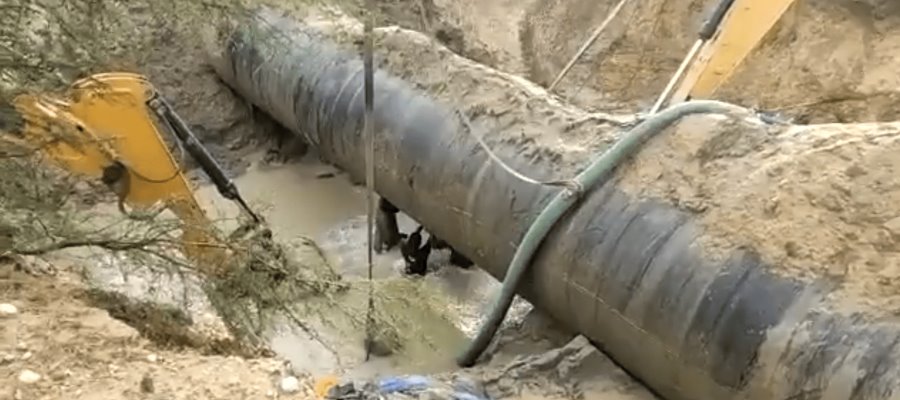 Fuga en ducto de presa ‘El Cuchillo’ agravaría desabasto de agua en Nuevo León