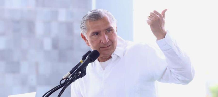 Dice Adán Augusto no compartir la estrategia de Ebrard y Sheinbaum para 2024