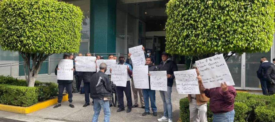 Protestan transportistas de CDMX por “abuso” en operativos Protestan transportistas de CDMX por “abuso” en operativos