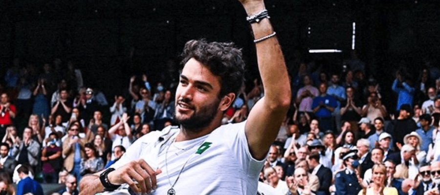 Mateo Berrettini queda fuera de Wimbledon por COVID-19