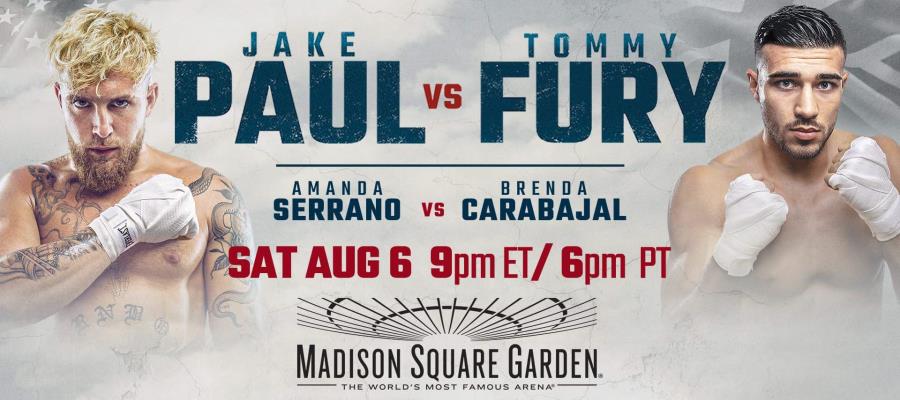 Jake Paul y Tyson Fury apuestan 1 mdd en pelea