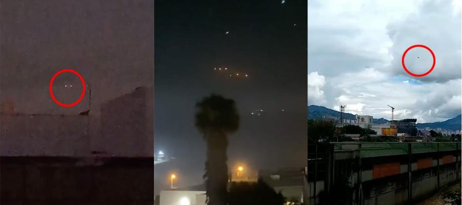 [VIDEO] ¿OVNI? Captan luces extrañas en el cielo de México