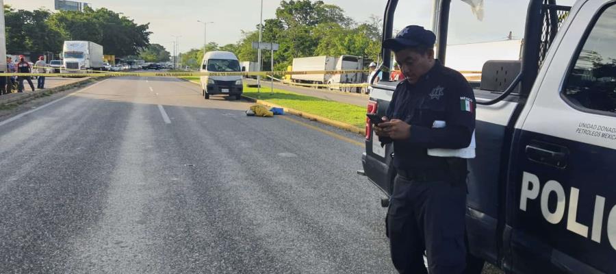 Arrollan y matan a abuelito en la Macuspana-Villahermosa