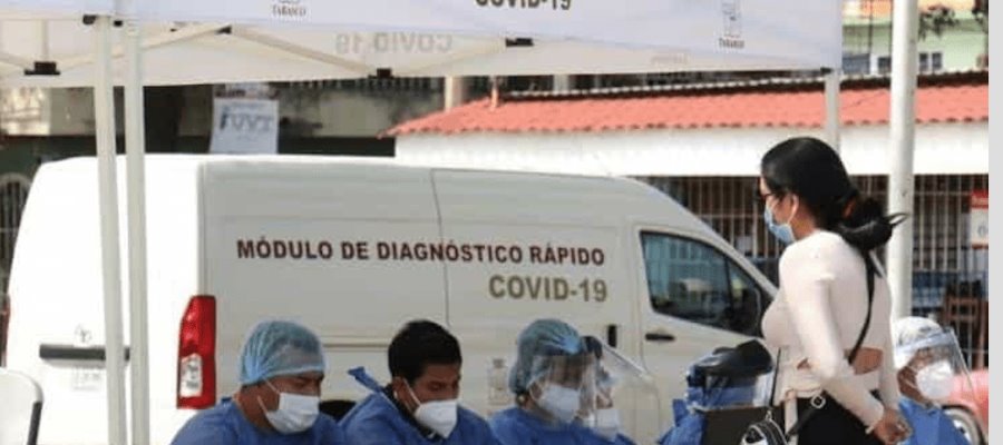 ¡Otra vez! Se disparan positivos y activos de COVID en una semana en Tabasco