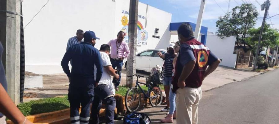 Atropellan a voceador en 27 de Febrero, auto iba en sentido contrario 