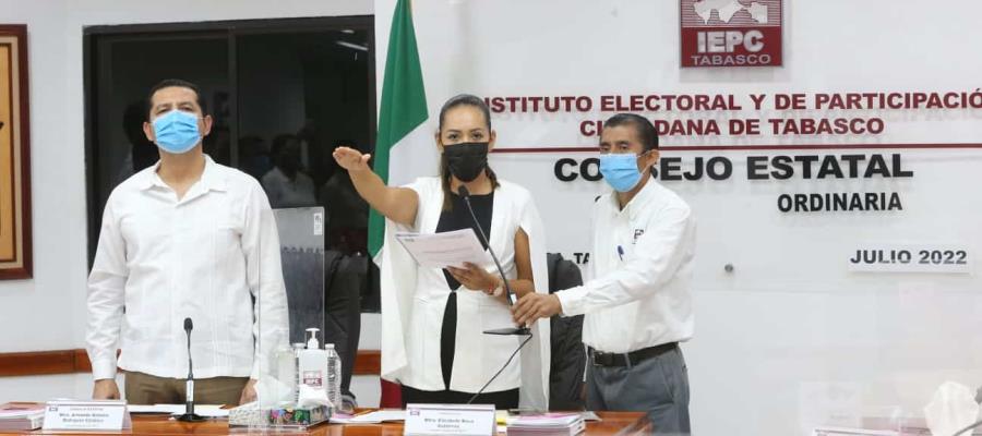 Rinde protesta Elizabeth Nava como nueva consejera presidenta del IEPCT Rinde protesta Elizabeth Nava como nueva consejera presidenta del IEPCT