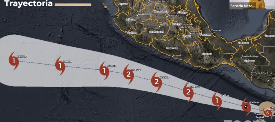 Bonnie dejará en Tabasco acumulados de lluvias de 100 a 150 mm