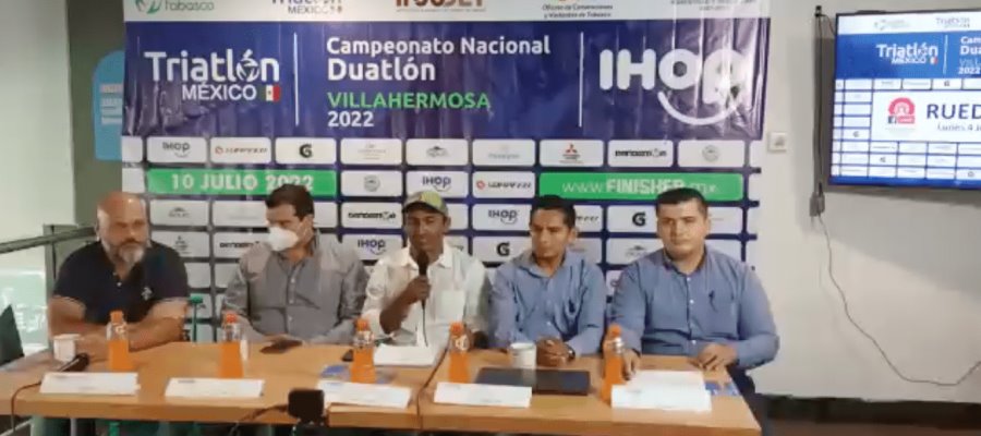 Tabasco, sede del Campeonato Nacional de Duatlón 2022 en julio