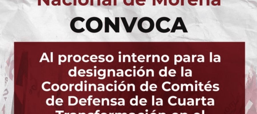 Lanza Morena convocatoria para candidato a gobernador de Edomex Lanza Morena convocatoria para candidato a gobernador de Edomex