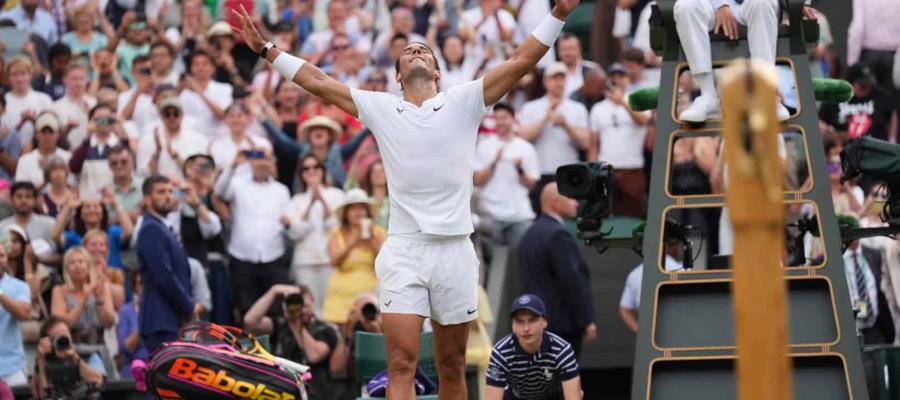 Nadal da partidazo en Wimbledon y accede a Semifinales contra Kyrgios Nadal da partidazo en Wimbledon y accede a Semifinales contra Kyrgios