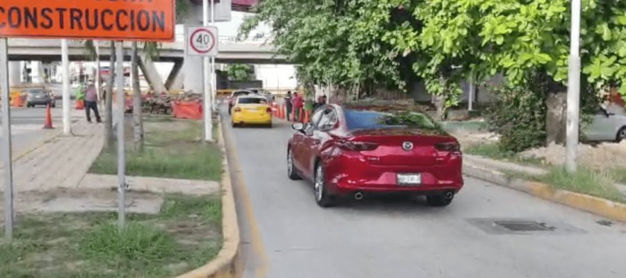 Abren circulación en carril continuo de Av. Universidad a Ruiz Cortines