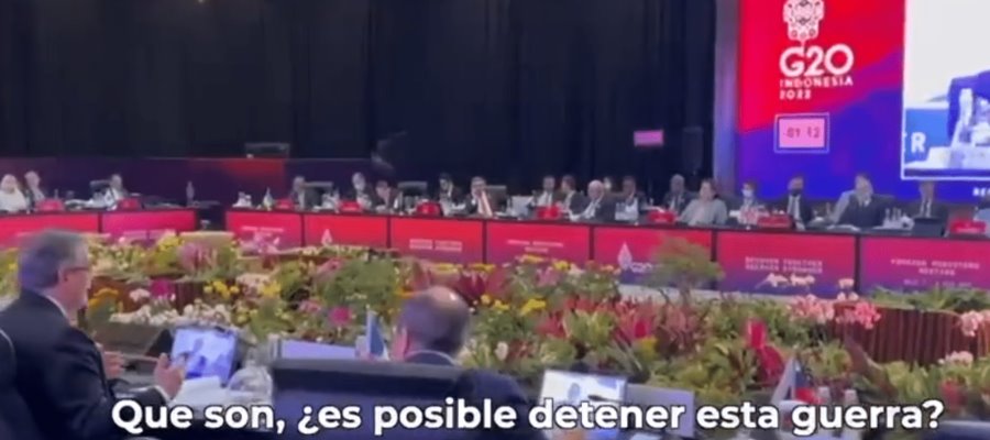 Ebrard pide al G20 solución pacífica de la guerra Rusia-Ucrania Ebrard pide al G20 solución pacífica de la guerra Rusia-Ucrania