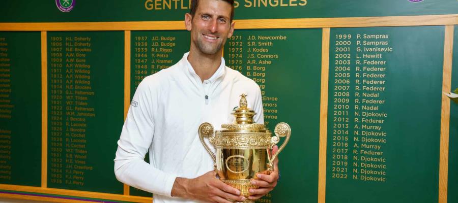 Gana Djokovic su GS 21 y séptimo Wimbledon