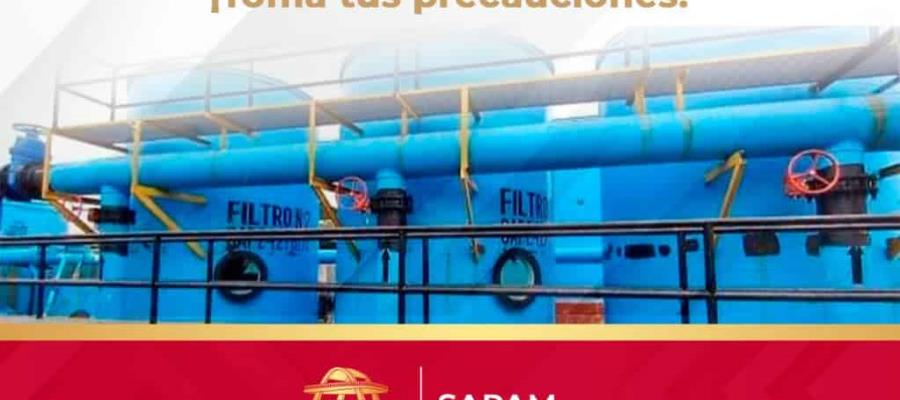 Este martes suspenderá operaciones la potabilizadora de Macuspana