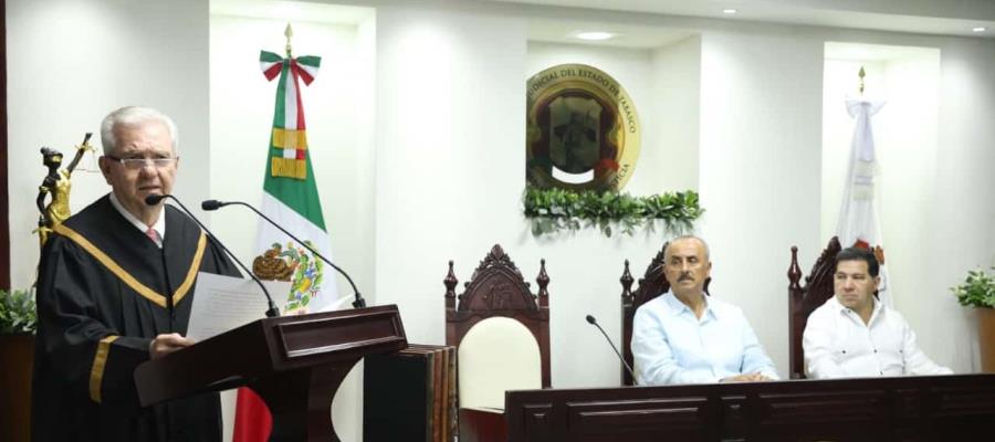 Rinde Enrique Priego, informe semestral de labores del TSJ Rinde Enrique Priego, informe semestral de labores del TSJ