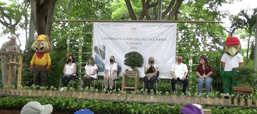 Celebran autoridades estatales y federales el Día del Árbol