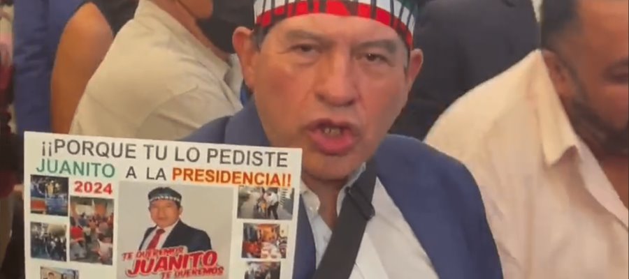 Reaparece “Juanito” y dice que es el único que le puede ganar “al delincuente de AMLO”